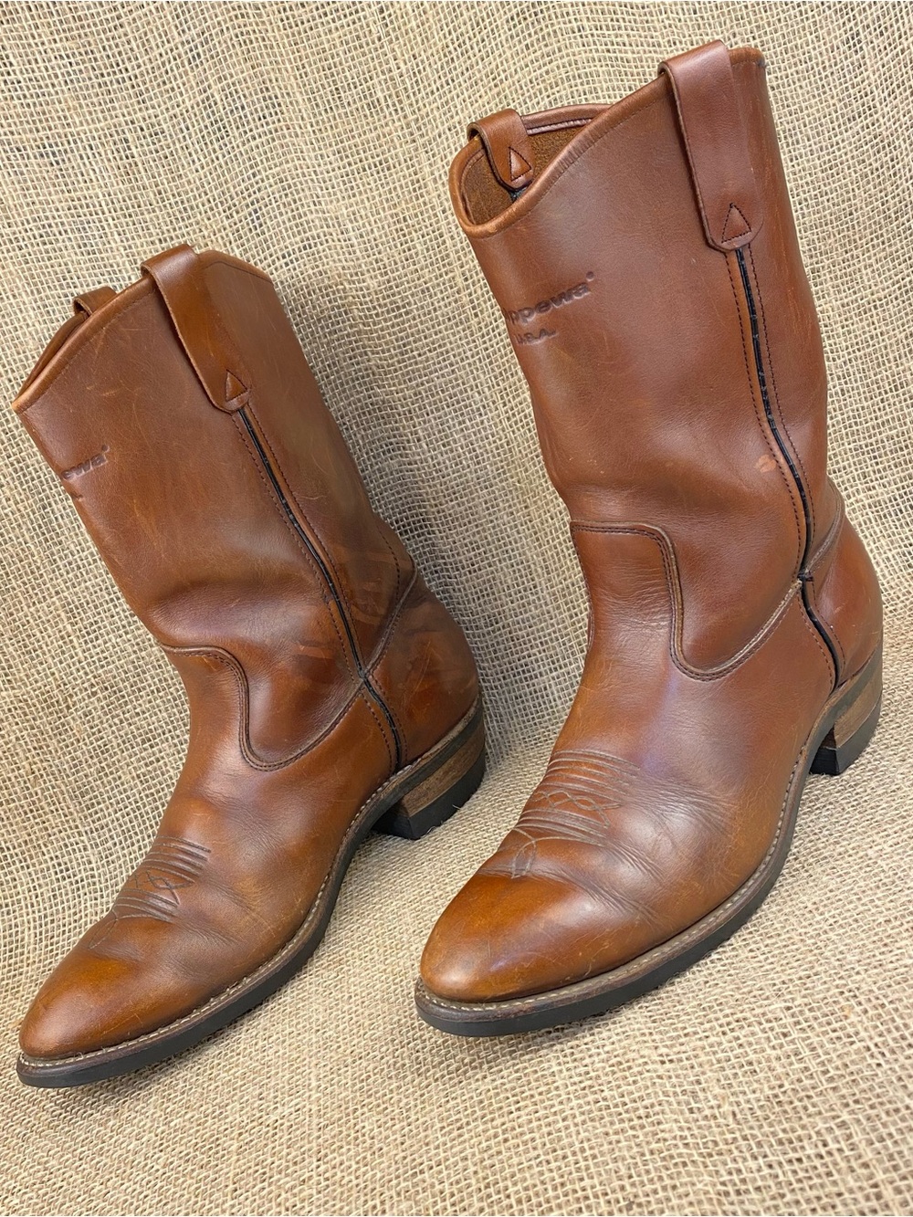 Chippewa Boots Vintage Sorento Bay Apache Western USA  10.5 D